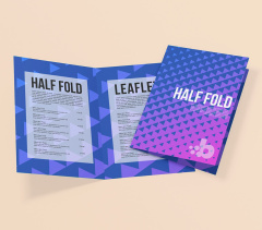 Half Fold Flyers & Leaflets 